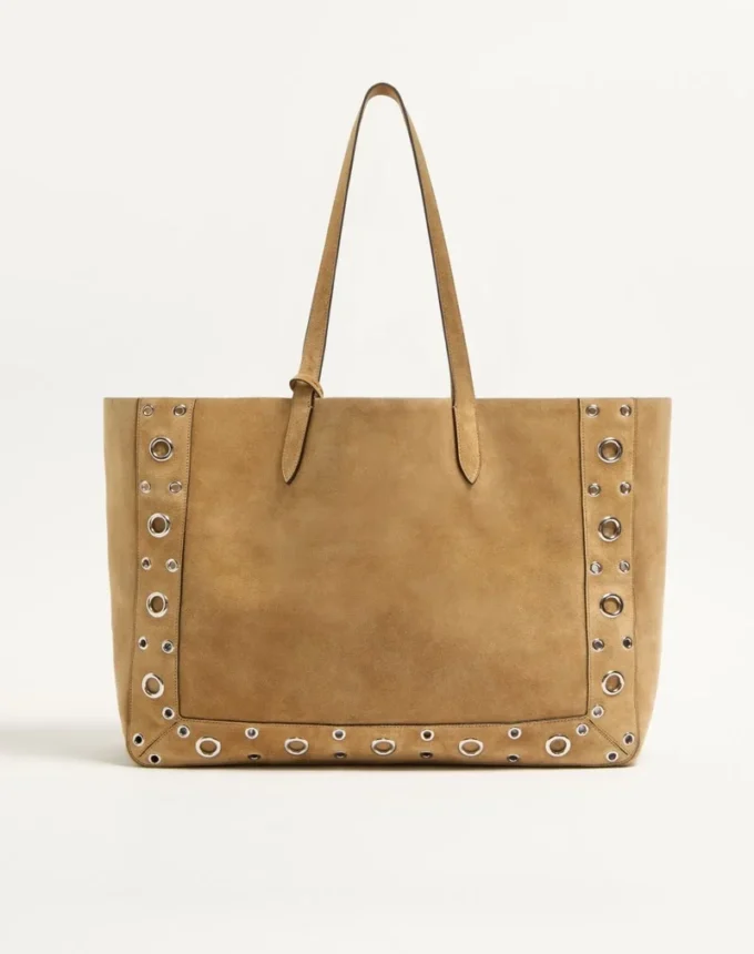 Bolso grande de ante Nellcôte de Valentino Garavani Bolso grande de ante Nellcôte de Valentino Garavani