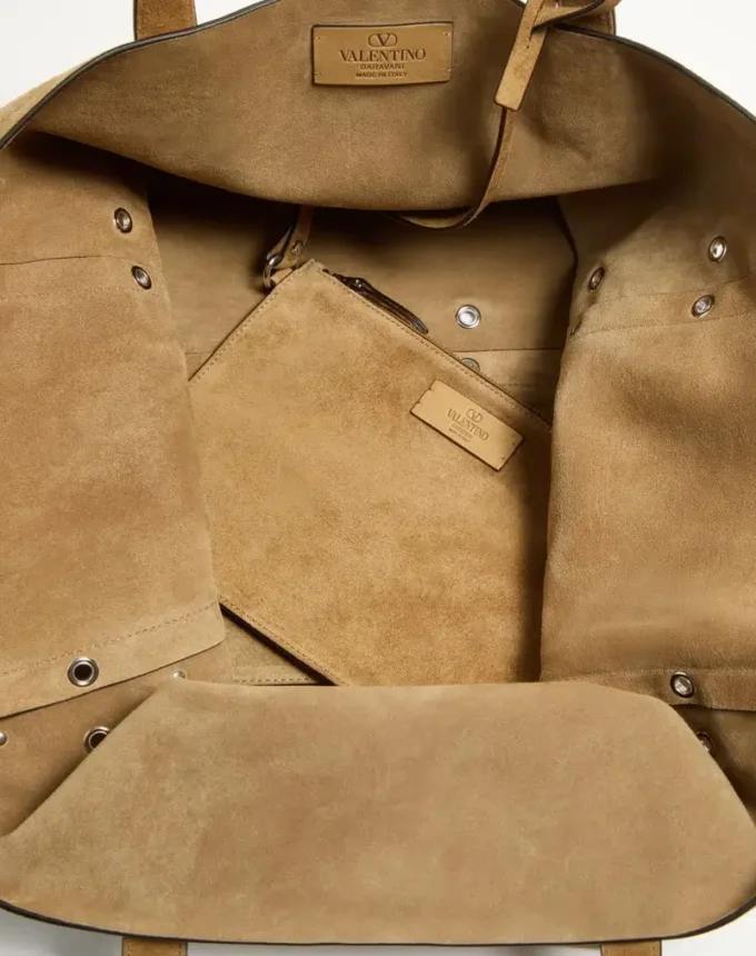 Bolso grande de ante Nellcôte de Valentino Garavani Bolso grande de ante Nellcôte de Valentino Garavani