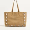 Bolso grande de ante Nellcôte de Valentino Garavani Bolso grande de ante Nellcôte de Valentino Garavani