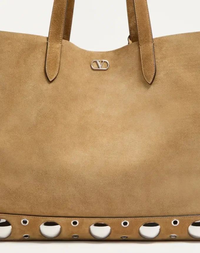 Bolso grande de ante Nellcôte de Valentino Garavani Bolso grande de ante Nellcôte de Valentino Garavani