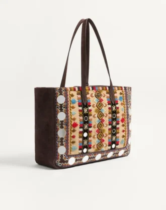 Bolso grande de compras bordado Nellcôte de Valentino Garavani