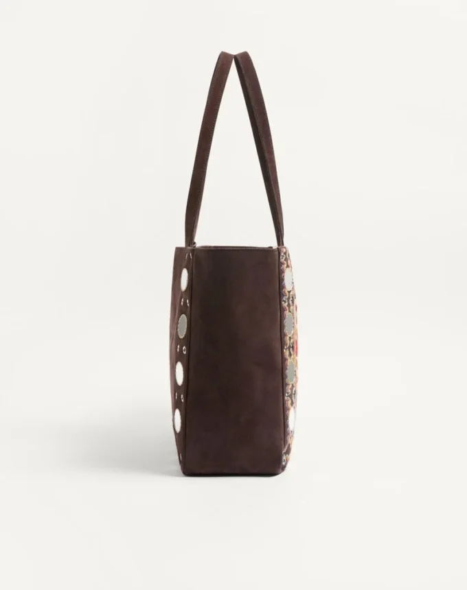Bolso grande de compras bordado Nellcôte de Valentino Garavani Bolso grande de compras bordado Nellcôte de Valentino Garavani