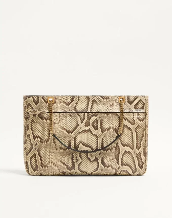 Bolso mediano de compras Valentino Garavani Viva Superstar en pitón Bolso mediano de compras Valentino Garavani Viva Superstar en pitón