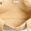 Bolso mediano de compras Valentino Garavani Viva Superstar en rafia
