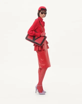 Bolso mediano de piel napa Valentino Garavani Viva Superstar