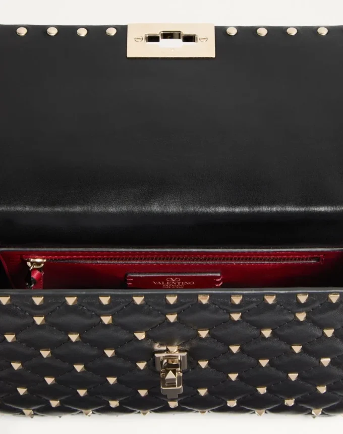 Bolso mediano Nappa Rockstud Spike Bolso mediano Nappa Rockstud Spike