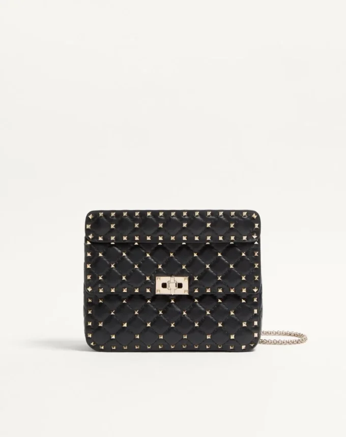 Bolso mediano Nappa Rockstud Spike Bolso mediano Nappa Rockstud Spike