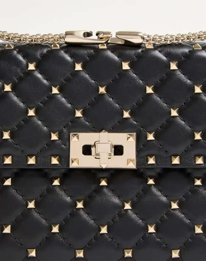 Bolso mediano Nappa Rockstud Spike Bolso mediano Nappa Rockstud Spike