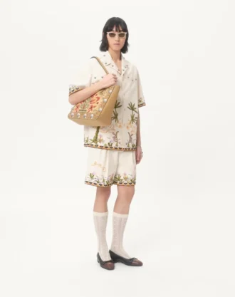 Bolso mediano Nellcôte de Valentino Garavani en tejido jacquard
