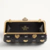 Bolso minaudière Carry Secrets con motivo Cour de Cœur de pedrería