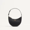 Bolso mini hobo Vlogo Signature en piel de becerro granulada Bolso mini hobo Vlogo Signature en piel de becerro granulada