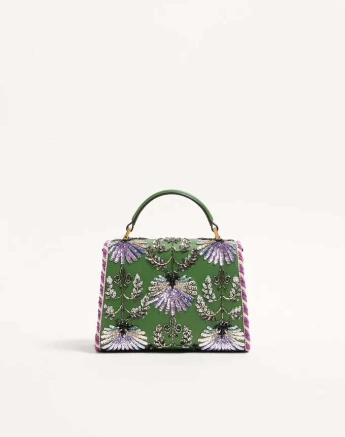 Bolso mini Vsling bordado con logotipo joya de Valentino Garavani Bolso mini Vsling bordado con logotipo joya de Valentino Garavani