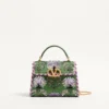 Bolso mini Vsling bordado con logotipo joya de Valentino Garavani Bolso mini Vsling bordado con logotipo joya de Valentino Garavani