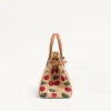 Bolso pequeño Antibes de Valentino Garavani en rafia jacquard con estampado Cherryfic Bolso pequeño Antibes de Valentino Garavani en rafia jacquard con estampado Cherryfic