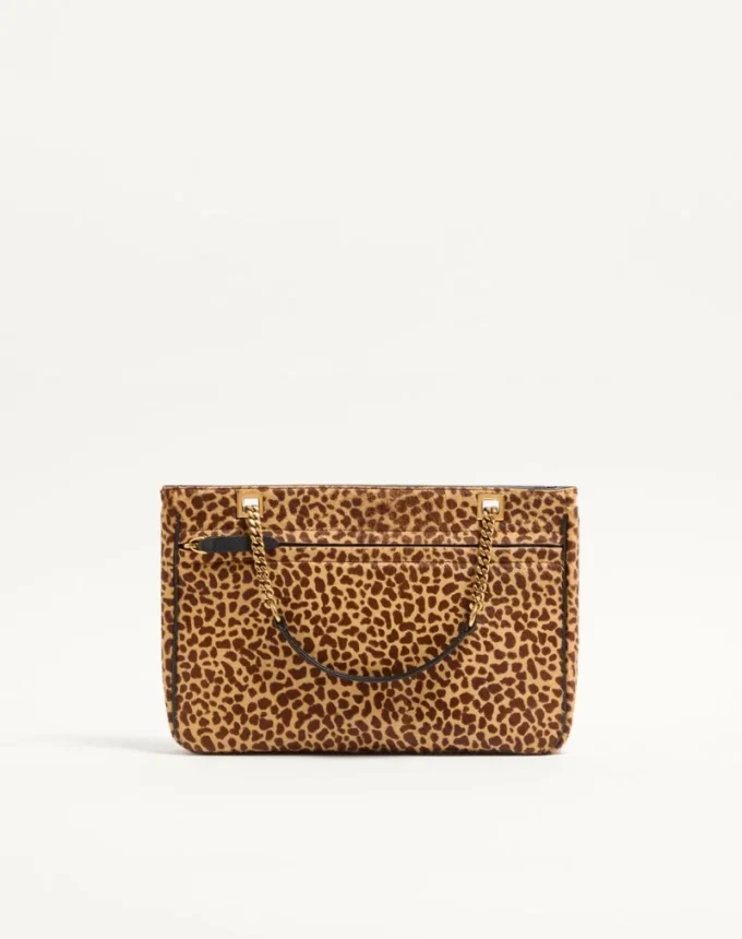 Bolso pequeño de compras Valentino Garavani Viva Superstar en piel de becerro con efecto pony Bolso pequeño de compras Valentino Garavani Viva Superstar en piel de becerro con efecto pony