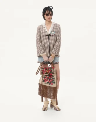 Bolso pequeño de hombro bordado DeVain de Valentino Garavani