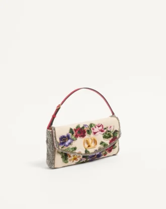Bolso pequeño de hombro bordado DeVain de Valentino Garavani