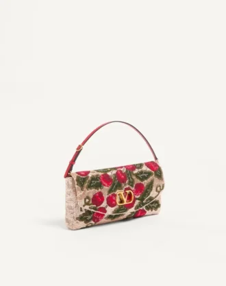 Bolso pequeño de hombro bordado DeVain de Valentino Garavani