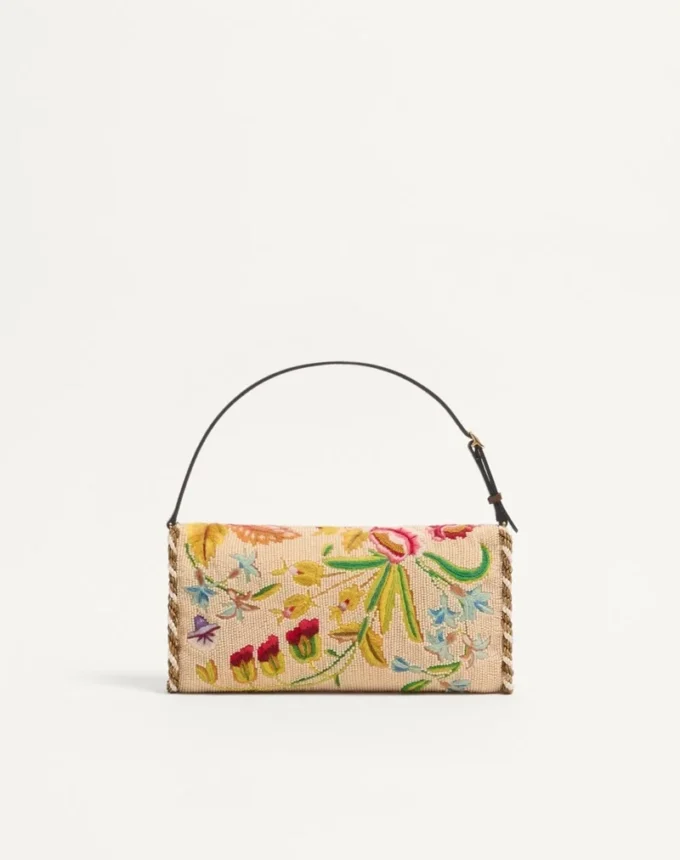 Bolso pequeño de hombro bordado DeVain de Valentino Garavani