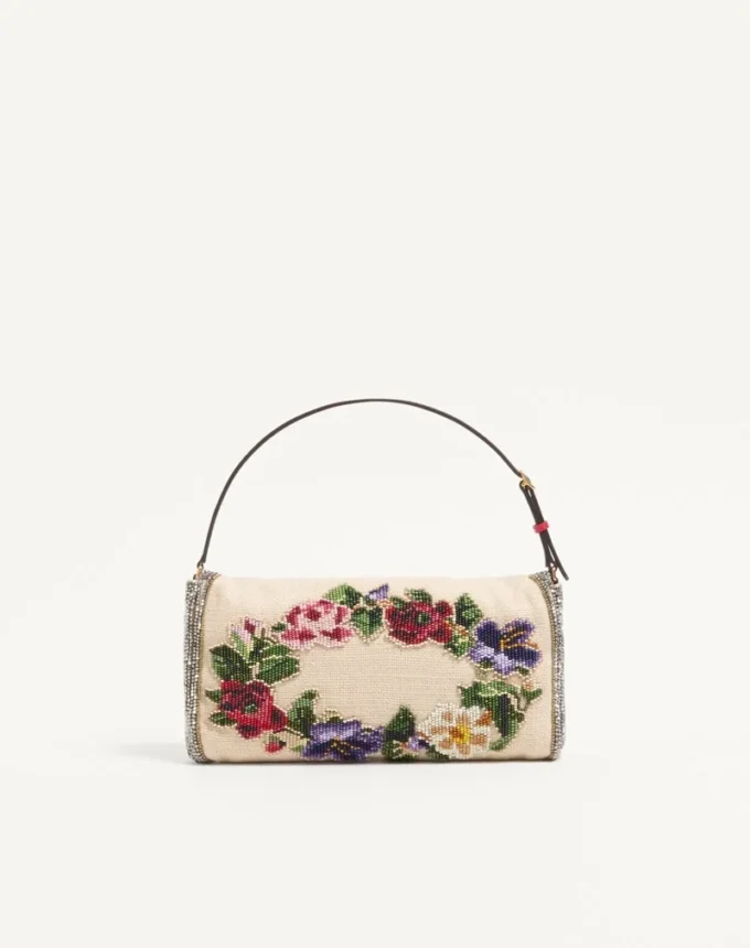 Bolso pequeño de hombro bordado DeVain de Valentino Garavani Bolso pequeño de hombro bordado DeVain de Valentino Garavani