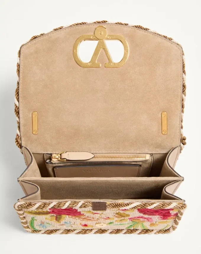 Bolso pequeño de hombro bordado Vain de Valentino Garavani Bolso pequeño de hombro bordado Vain de Valentino Garavani