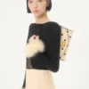Bolso pequeño de hombro DeVain de Valentino Garavani en tejido moiré Plus De Pois Bolso pequeño de hombro DeVain de Valentino Garavani en tejido moiré Plus De Pois