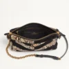 Bolso pequeño de hombro Panthea de Valentino Garavani en pitón y ante con estampado en forma de chevron Bolso pequeño de hombro Panthea de Valentino Garavani en pitón y ante con estampado en forma de chevron