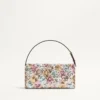 Bolso pequeño de hombro Valentino Garavani DeVain con bordado Rhombelle. Bolso pequeño de hombro Valentino Garavani DeVain con bordado Rhombelle.