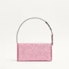 Bolso pequeño de hombro Valentino Garavani DeVain en tejido jacquard cloqué. Bolso pequeño de hombro Valentino Garavani DeVain en tejido jacquard cloqué.