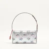 Bolso pequeño de hombro Valentino Garavani DeVain en tejido jacquard lurex floral