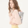 Bolso pequeño de hombro Valentino Garavani DeVain en tejido jacquard lurex floral