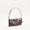 Bolso pequeño de hombro Valentino Garavani DeVain en tejido moiré Papier Floral