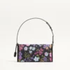 Bolso pequeño de hombro Valentino Garavani DeVain en tejido moiré Papier Floral