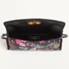 Bolso pequeño de hombro Valentino Garavani DeVain en tejido moiré Papier Floral