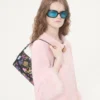 Bolso pequeño de hombro Valentino Garavani DeVain en tejido moiré Papier Floral