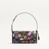 Bolso pequeño de hombro Valentino Garavani DeVain en tejido moiré Papier Floral