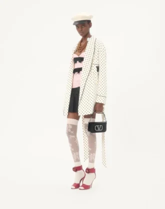 Bolso pequeño de hombro Valentino Garavani Locò con logotipo joya