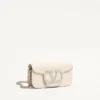 Bolso pequeño de hombro Valentino Garavani Locò con logotipo joya Bolso pequeño de hombro Valentino Garavani Locò con logotipo joya