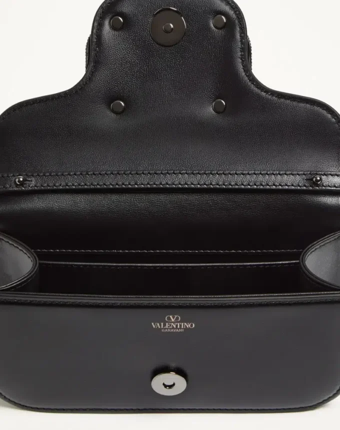 Bolso pequeño de hombro Valentino Garavani Locò con logotipo joya