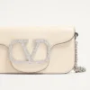 Bolso pequeño de hombro Valentino Garavani Locò con logotipo joya Bolso pequeño de hombro Valentino Garavani Locò con logotipo joya