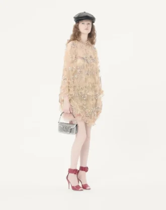 Bolso pequeño de hombro Valentino Garavani Locò con pedrería