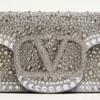 Bolso pequeño de hombro Valentino Garavani Locò con pedrería Bolso pequeño de hombro Valentino Garavani Locò con pedrería