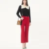 Bolso pequeño de hombro Valentino Garavani Rockstud en piel de becerro con efecto pony y estampado animal
