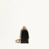 Bolso pequeño de hombro Valentino Garavani Vain en piel de becerro brillante Bolso pequeño de hombro Valentino Garavani Vain en piel de becerro brillante