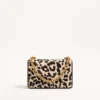 Bolso pequeño de hombro Valentino Garavani Vain en piel de becerro con efecto poni y estampado animalier Bolso pequeño de hombro Valentino Garavani Vain en piel de becerro con efecto poni y estampado animalier