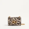 Bolso pequeño de hombro Valentino Garavani Vain en piel de becerro con efecto poni y estampado animalier Bolso pequeño de hombro Valentino Garavani Vain en piel de becerro con efecto poni y estampado animalier