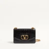 Bolso pequeño de hombro Valentino Garavani Vain en piel de cocodrilo Bolso pequeño de hombro Valentino Garavani Vain en piel de cocodrilo
