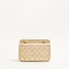 Bolso pequeño de napa laminada con tachuelas Rockstud de Valentino Garavani Bolso pequeño de napa laminada con tachuelas Rockstud de Valentino Garavani