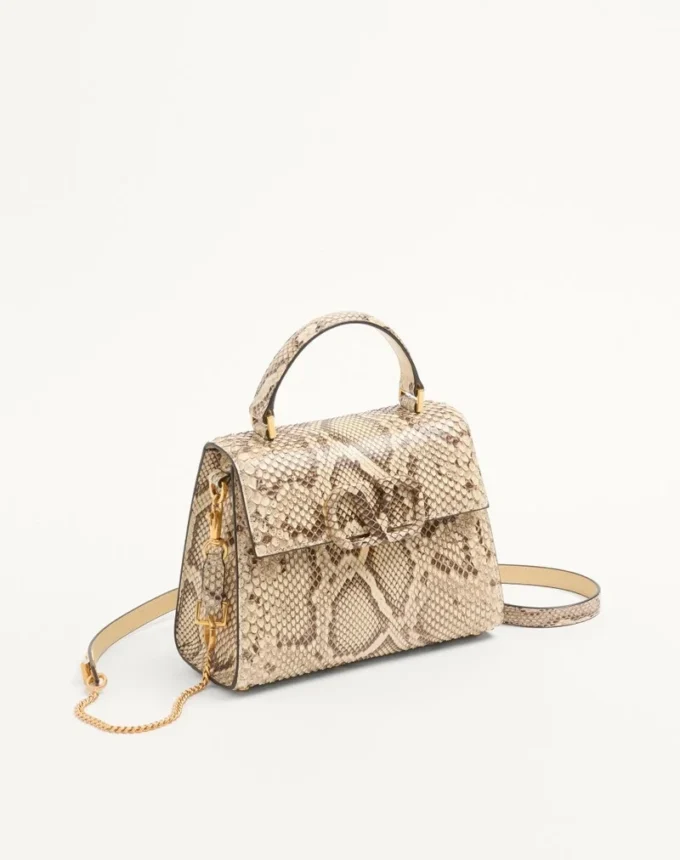 Bolso pequeño de pitón Vsling de Valentino Garavani