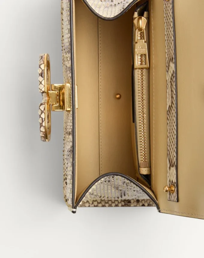 Bolso pequeño de pitón Vsling de Valentino Garavani
